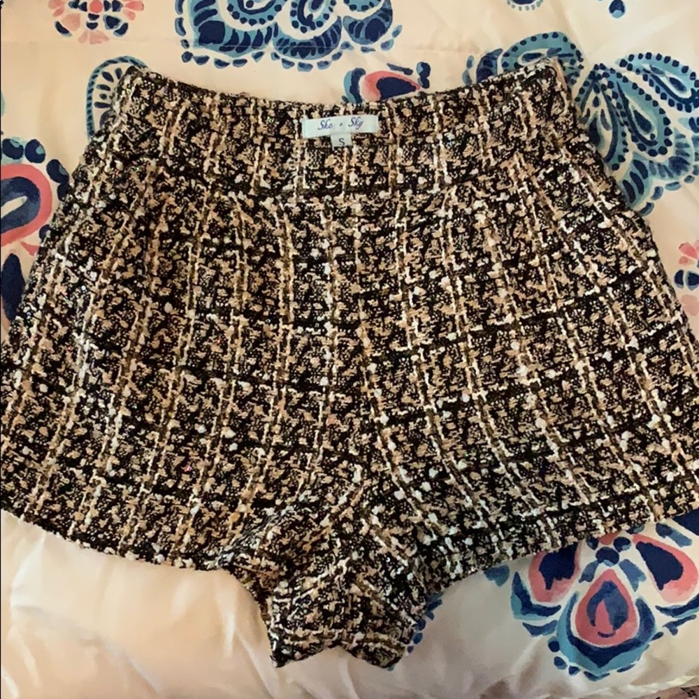 Quilted shorts